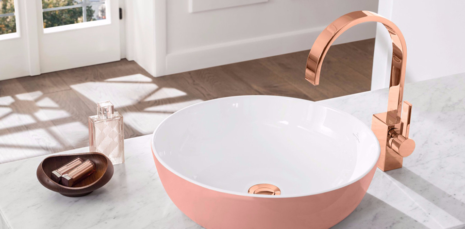 Vasque Artis rose par Villeroy & Boch